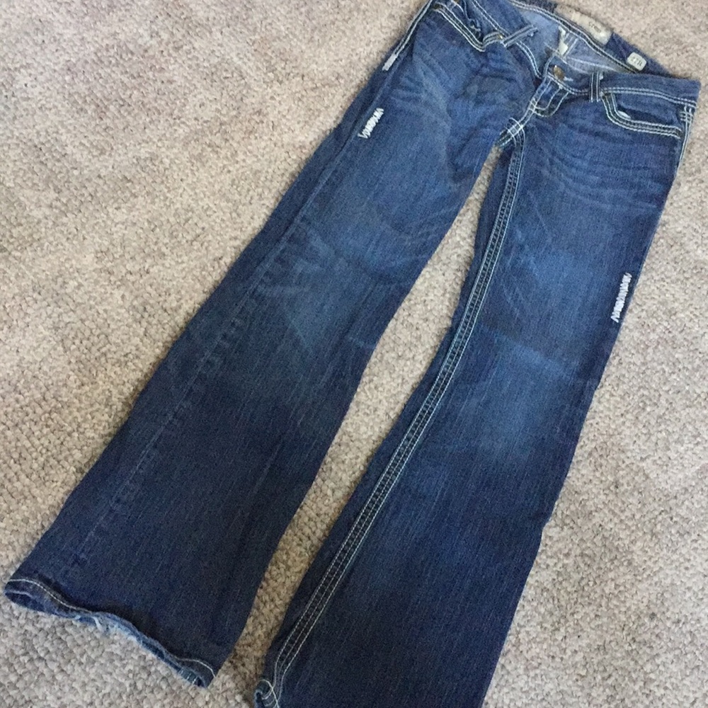 BKE stella super low flare jeans 27x 30